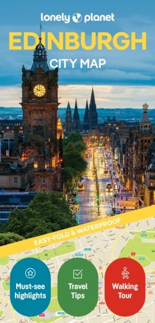 Lonely Planet Edinburgh City Map (Bok)