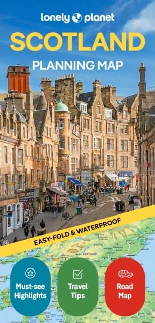 Lonely Planet Scotland Planning Map (Bok)
