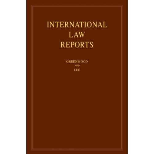 International Law Reports: Volume 188 (inbunden, eng)