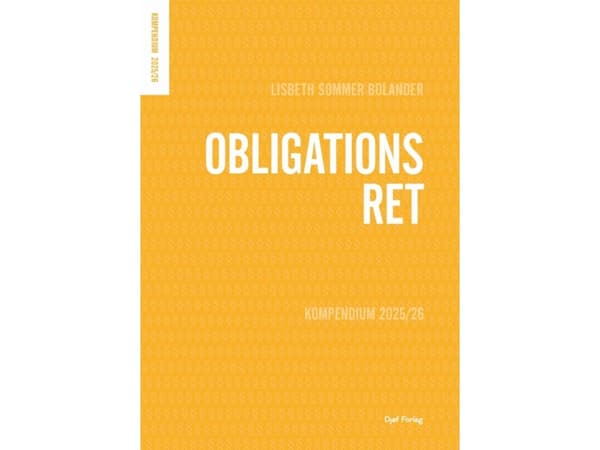 Kompendium i obligationsret | Lisbeth Sommer Bolander