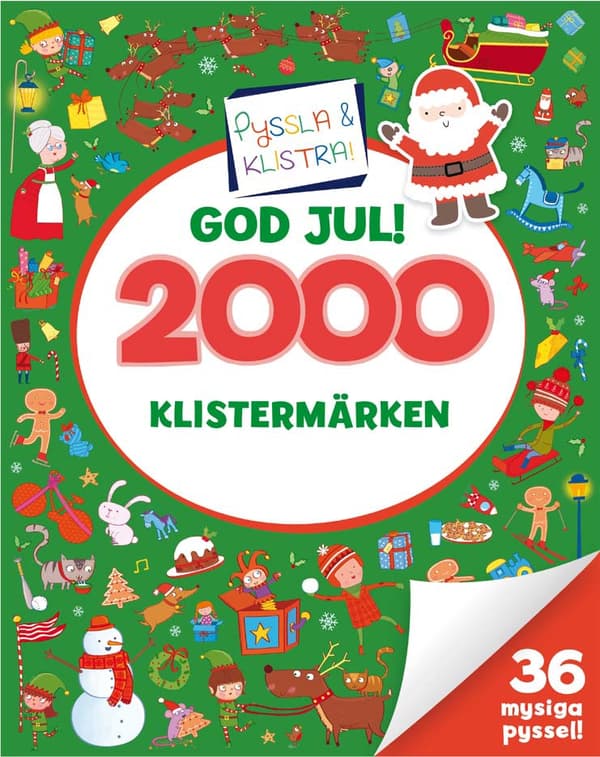 2000 Klistermärken- God Jul! (Bok)