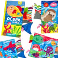 Miniatyrbillede 1 af 4: WOOPIE BABY Sea Animal Tail Book – Rasle Materiale