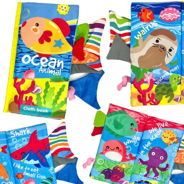 WOOPIE BABY Sea Animal Tail Book – Rasle Materiale