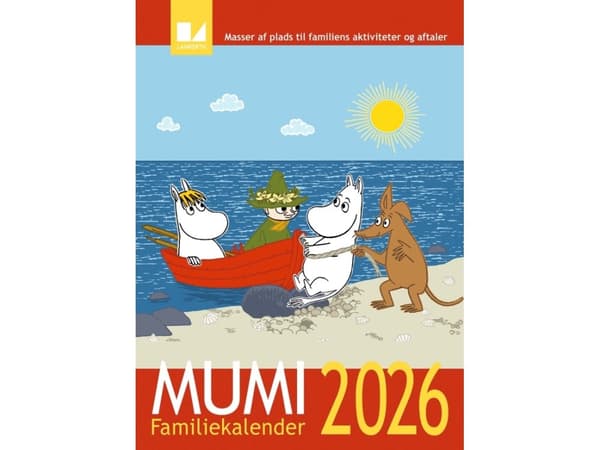 Mumi familiekalender 2026 | Språk: Danska