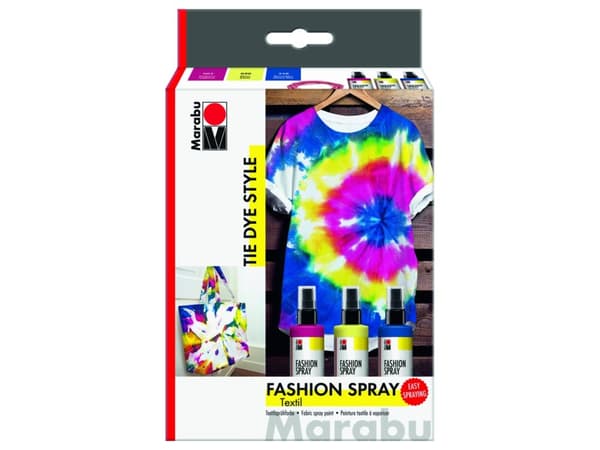 Tie Dye fabric spray paints 4el