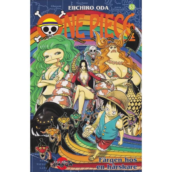 One Piece - 53 - Färgen hos en härskare - Eiichiro Oda - Svensk utgåva (Begagnad)