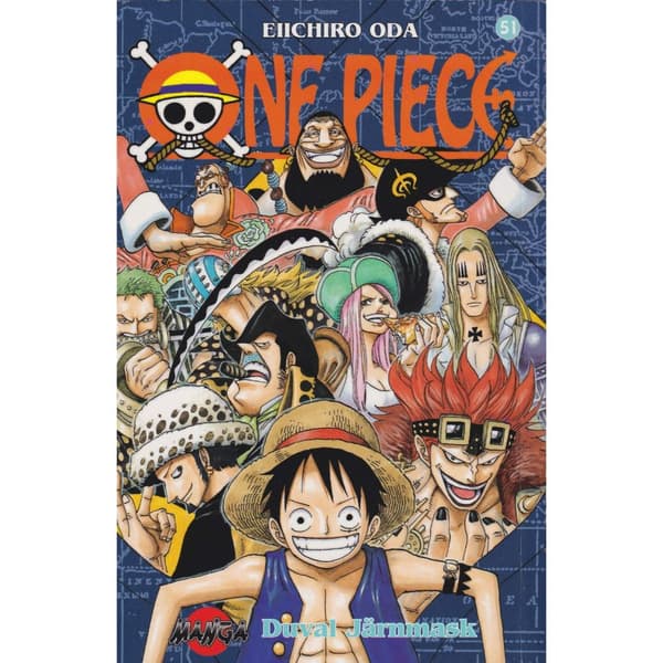 One Piece - 51 - Duval Järnmask - Eiichiro Oda - Svensk utgåva (Begagnad)