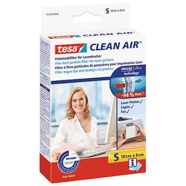 tesa Clean Air S Partikelfilter Självhäftande 1 st
