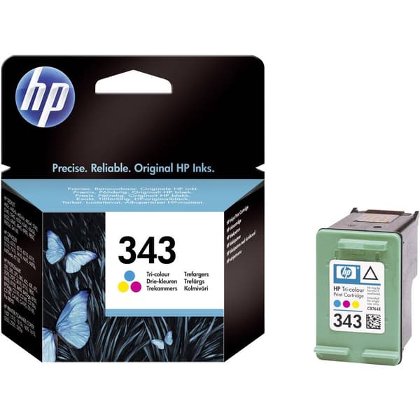 HP Bläck 343 Original Cyan, Magenta, Gul C8766EE Bläck