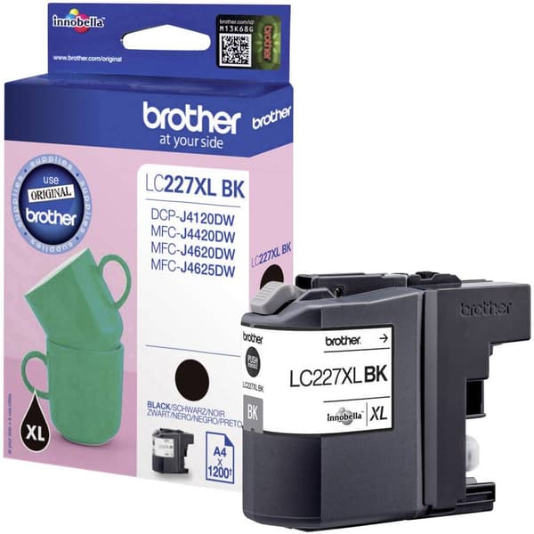 Brother Bläck LC-227XLBK Original Svart LC227XLBK