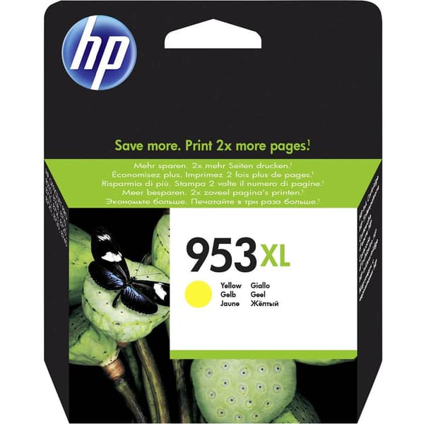 HP 953XL gul original bläckpatron med hög kapacitet