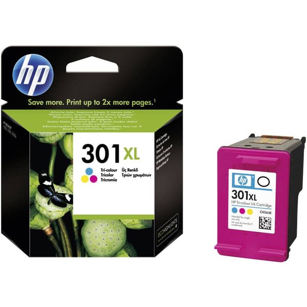 HP 301XL Bläck Original Cyan, Magenta, Gul CH564EE Bläck