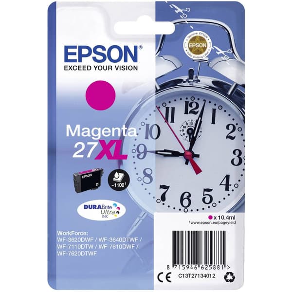 Epson Bläck T2713, 27XL Original Magenta C13T27134012