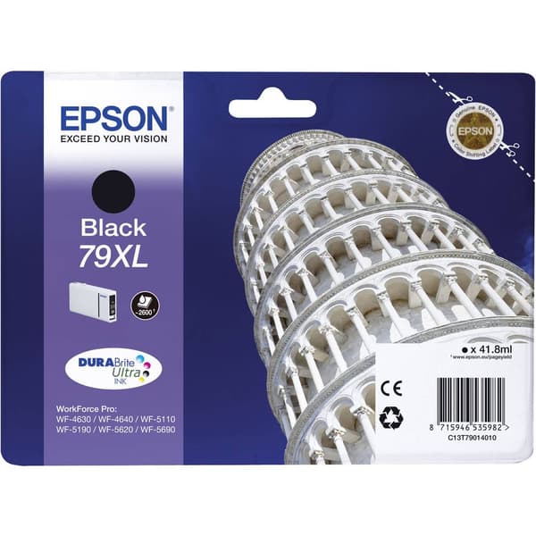 Epson Bläck T7901, 79XL Original Svart C13T79014010