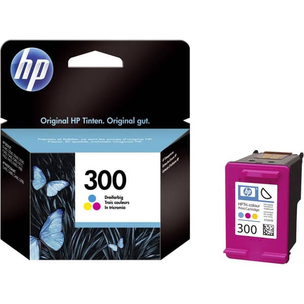 HP 300 Bläck Original Cyan, Magenta, Gul CC643EE Bläck