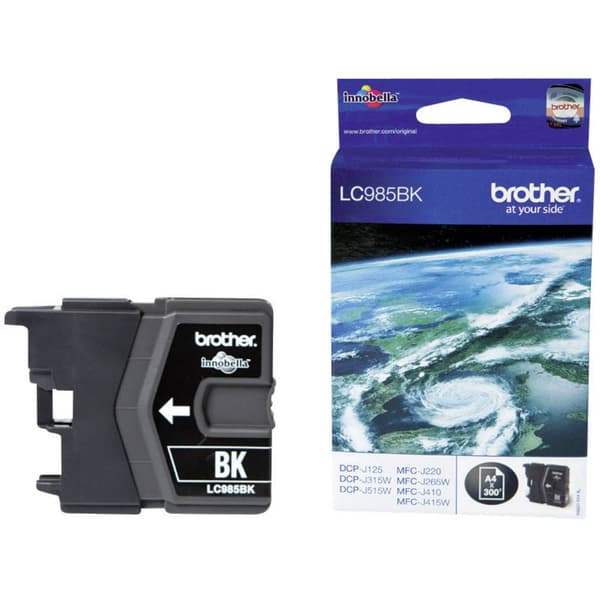 Brother Bläck LC-985BK Original Svart LC985BK