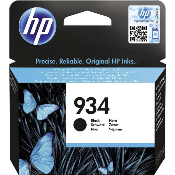 HP 934 Bläck Original Svart C2P19AE Bläck