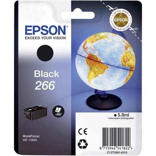 Epson Bläck T2661, 266 Original Svart C13T26614010