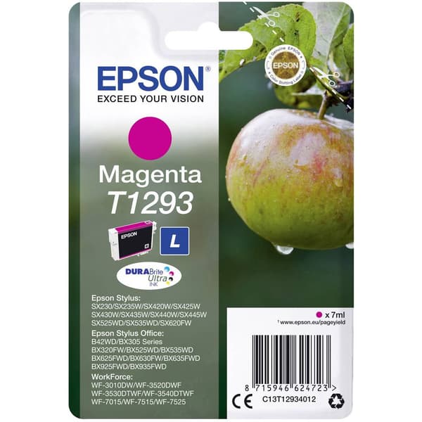 Epson Bläck T1293 Original Magenta C13T12934012