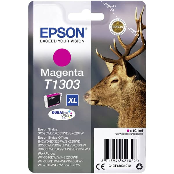 Epson Bläck T1303 Original Magenta C13T13034012