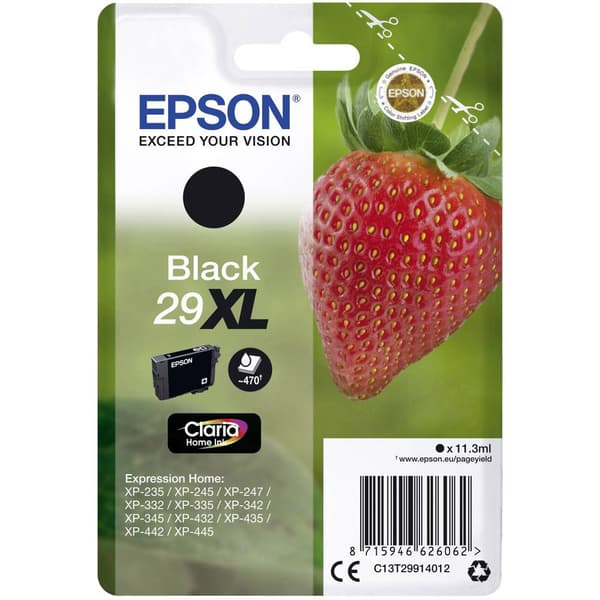 Epson Bläck T2991, 29XL Original Svart C13T29914012