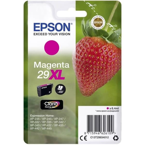 Epson Bläck T2993, 29XL Original Magenta C13T29934012