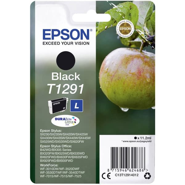 Epson Bläck T1291 Original Svart C13T12914012