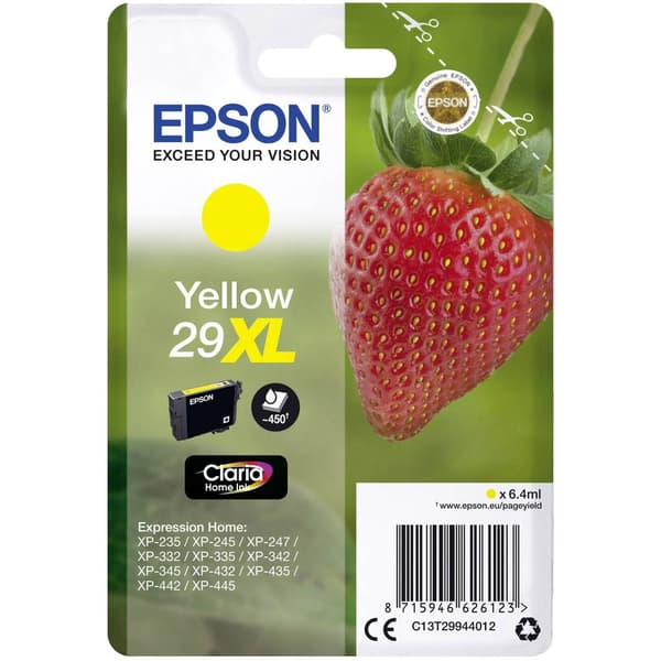 Epson Bläck T2994, 29XL Original Gul C13T29944012