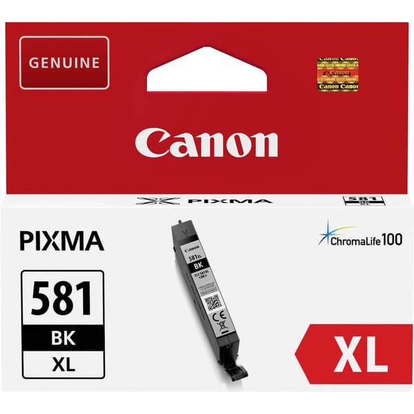 Canon Bläck CLI-581BK XL Original Foto Svart 2052C001