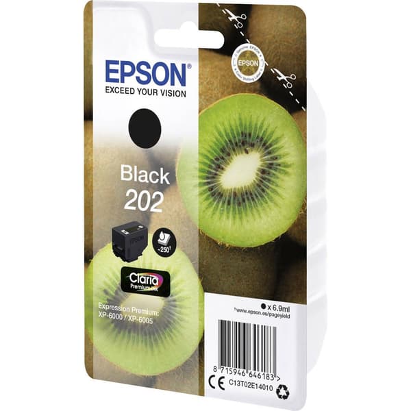Epson Bläck T02E1, 202 Original Svart C13T02E14010