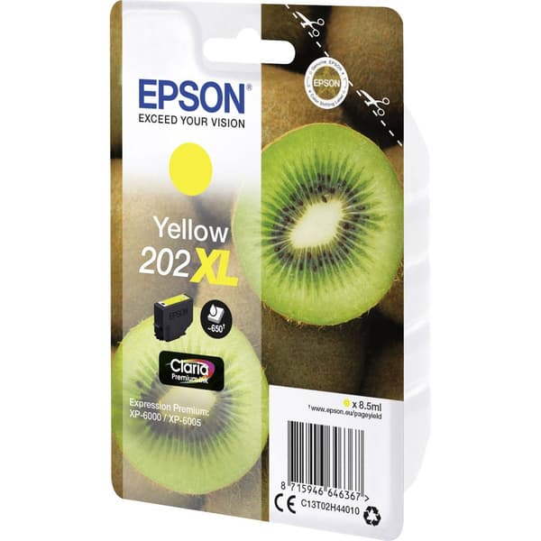 Epson Bläck T02H4, 202XL Original Gul C13T02H44010