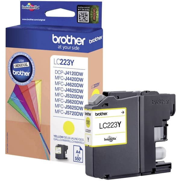 Brother Bläck LC-223Y Original Gul LC223Y