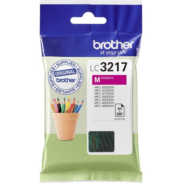 Brother Bläck LC-3217M Original Magenta LC3217M