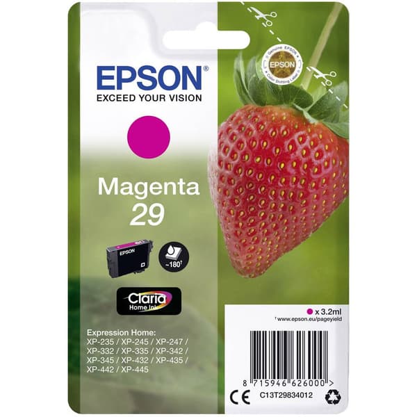 Epson Bläck T2983, 29 Original Magenta C13T29834012