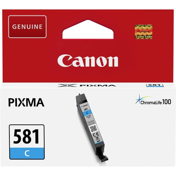 Canon Bläck CLI-581C Original Cyan 2103C001