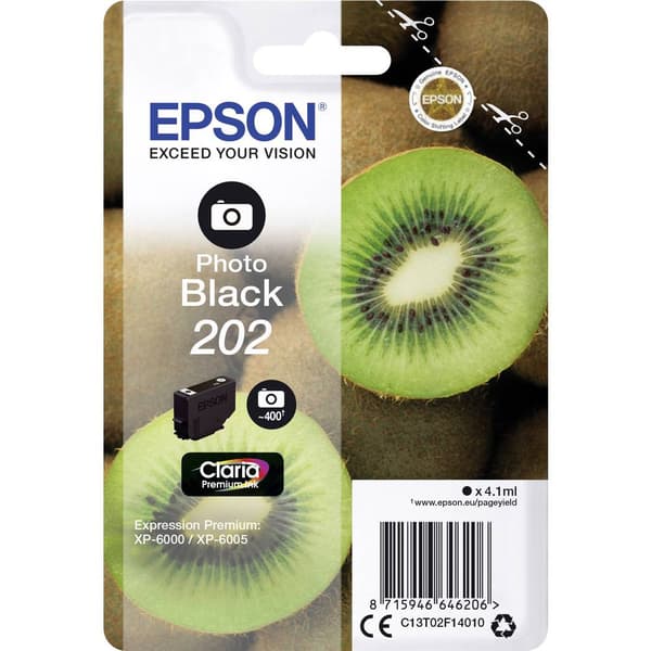 Epson Bläck T02F1, 202 Original Foto Svart C13T02F14010