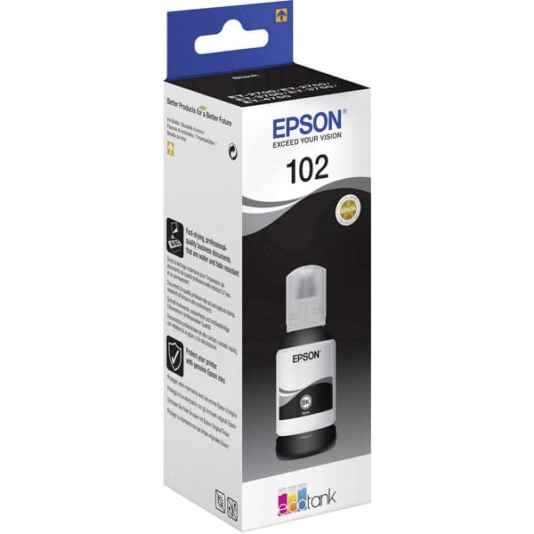 Epson C13T03R140 102 EcoTank Påfyllning Original Epson Svart 127 ml