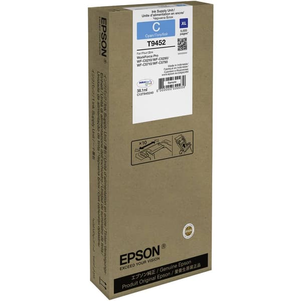 Epson Bläck T9452 XL Original Cyan C13T945240