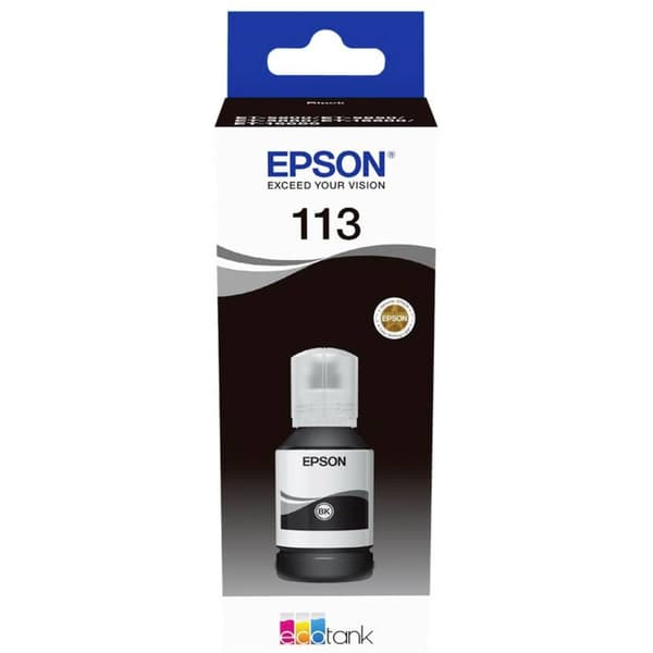 Epson C13T06B140 113 EcoTank Påfyllning Original Epson Svart 127 ml