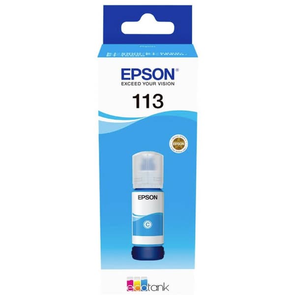 Epson C13T06B240 113 EcoTank Påfyllning Original Epson Cyan 70 ml