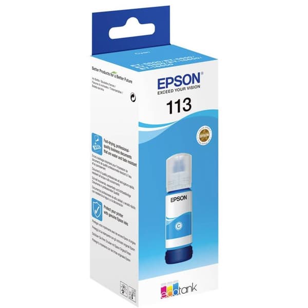 Epson C13T06B240 113 EcoTank Påfyllning Original Epson Cyan 70 ml