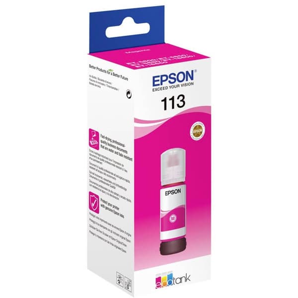 Epson C13T06B340 113 EcoTank Påfyllning Original Epson Magenta 70 ml