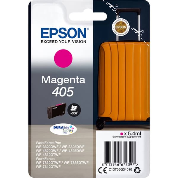 Epson Bläck T05G3, 405 Original Magenta C13T05G34010