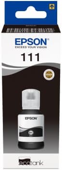Epson - T111 EcoTank Pigmented Black Ink Bottle