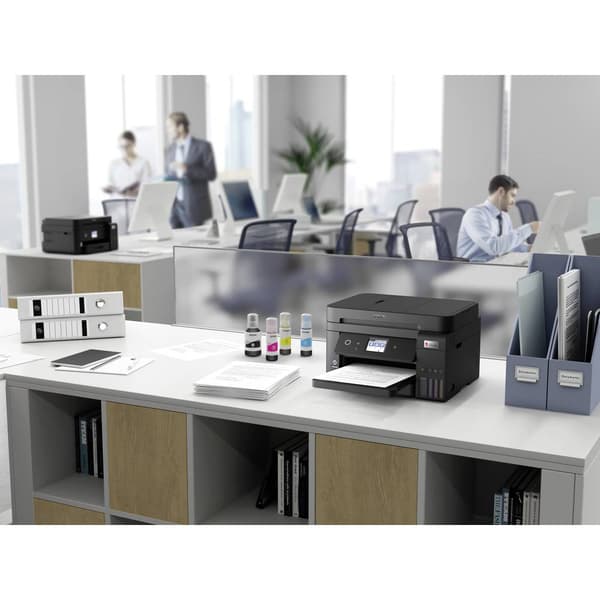 Epson EcoTank ET-4850 Multifunktionsskrivare A4 Skrivare, skanner, kopiator, fax ADF, Duplex, LAN, USB, WiFi, Bläcktank