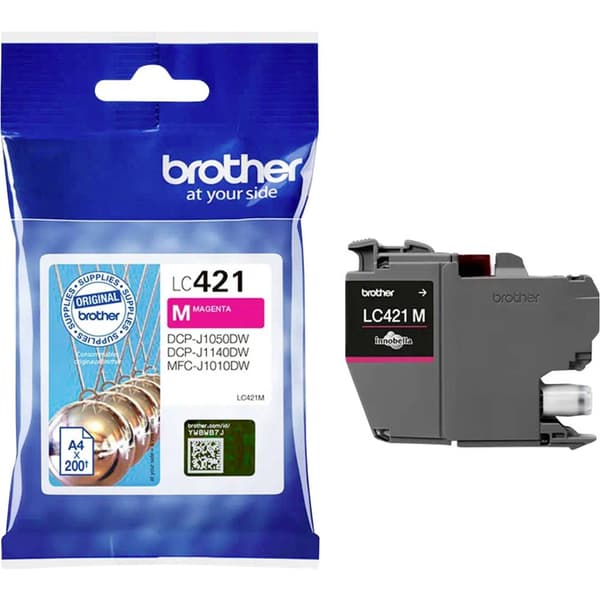 Brother Bläck LC-421M Original Magenta LC421M