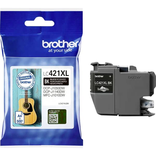 Brother Bläck LC-421XLBK Original Svart LC421XLBK