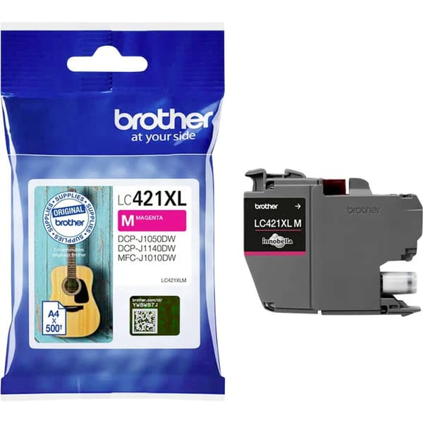 Brother Bläck LC-421XLM Original Magenta LC421XLM