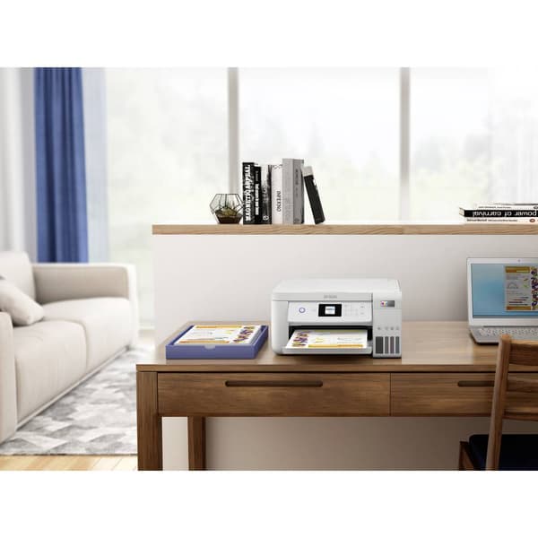 Epson EcoTank ET-2856 Multifunktionsskrivare Bläckstråleskrivare Färg A4 Skrivare, skannrar, kopiatorer Duplex, Bläckta
