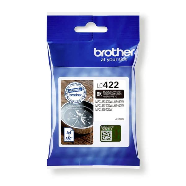 Brother Bläck LC-422BK Original Svart LC422BK